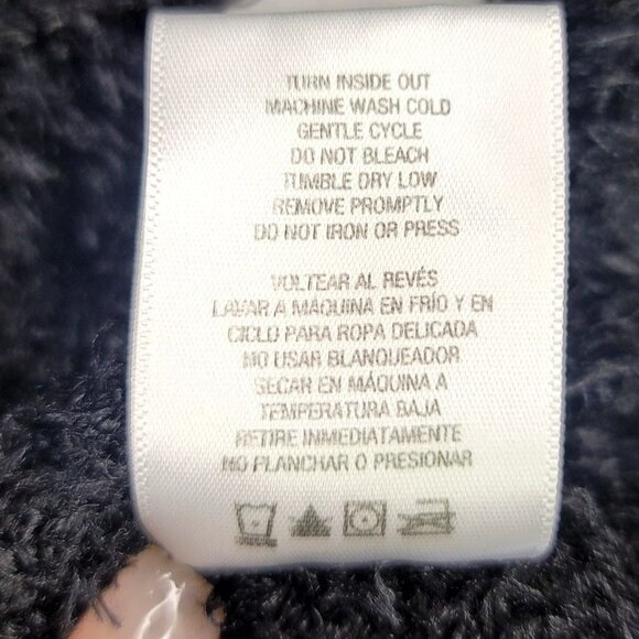 Piper Girls Sweater L 10-12 Black Sequins Shag Fuzzy Long Sleeve Knit V Neck - Picture 5 of 10